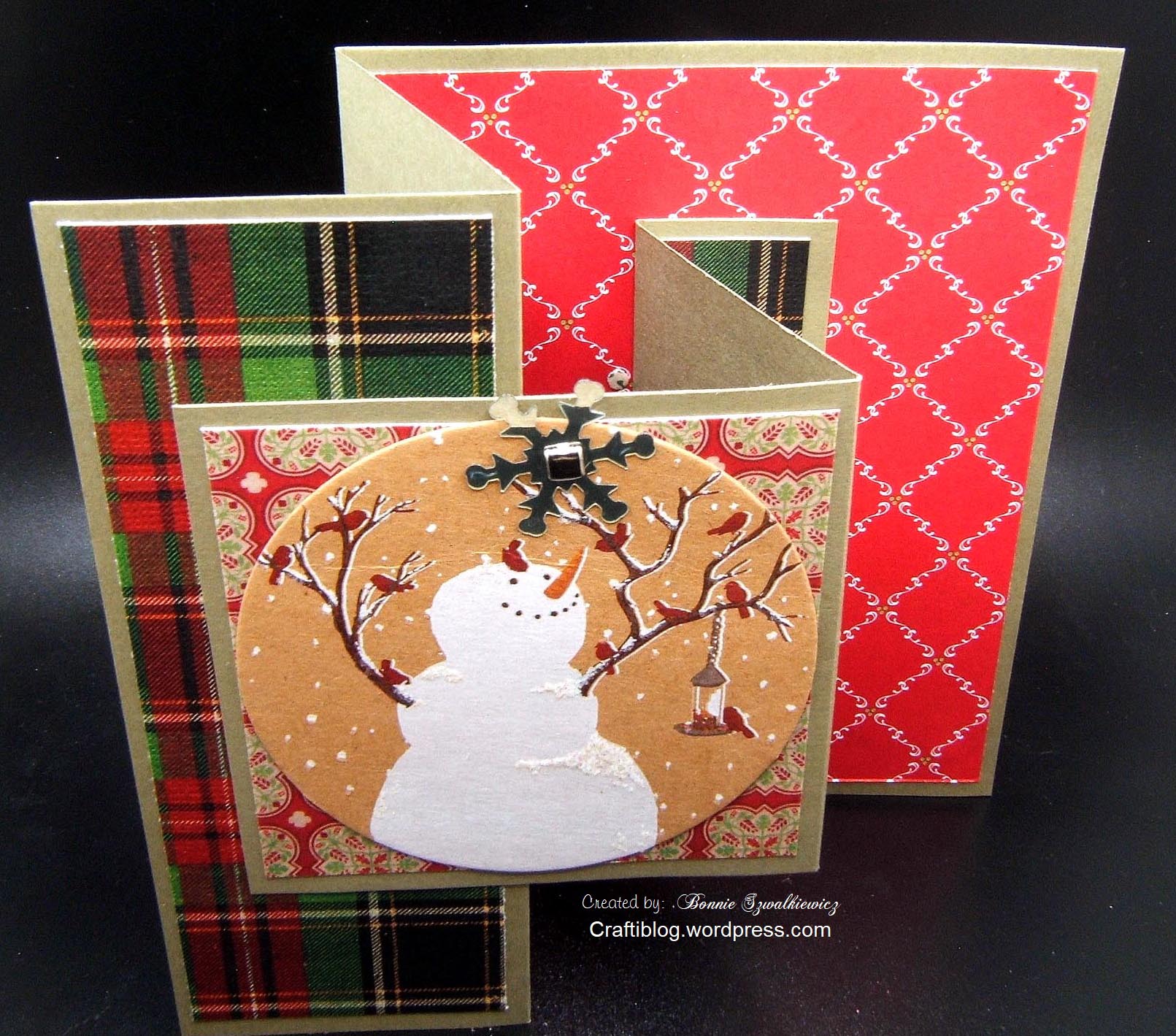 Christmas Scrapbook Note Cards
